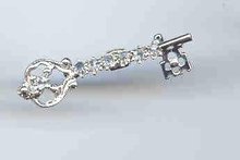 SALE Rhinestone KEY