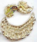 SALE Lisner Pin , Earrings and necklace
