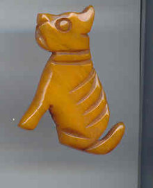 SALE Bakelite Dog Cute