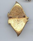 SALE Gold tone Fish Pin