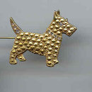 SALE Small Scotty Dog Pin