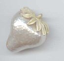 SALE Signed Strawberry Pin