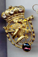 SALE Knight Pin with Stone