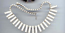 SALE Wild Milk Glass Necklace