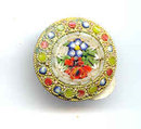 SALE Vintage mosaic Flower Pin