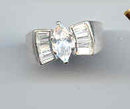 SALE Engagement Ring. Sterling