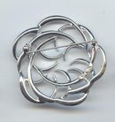 SALE Gigantic sara coventry Signed Silvery Pin