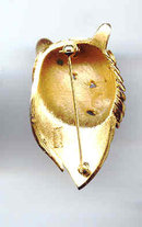 SALE Trifari Tiger Pin Gold tone