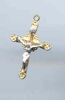 SALE Gold and Silver Plated Cross