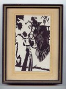 SALE Romantic Silhouette of a couple