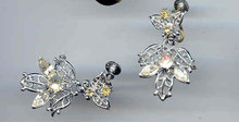 SALE Coro vintage Rhinestone Earrings