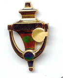 SALE Coro with flying horse. knocker pin