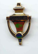 SALE Coro with flying horse. knocker pin