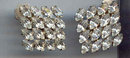 SALE Fabulous Clip on Rhinestone Earrings