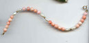 SALE Pink Coral,Freshwater Pearls Bracelet