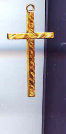 SALE Majestic12kt Gold plated Cross Marked 925