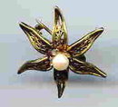 SALE 6 Pointed Star filigree With Cultured