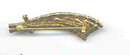 SALE Magnificent Sword Pin Yellow Aurora Borealis