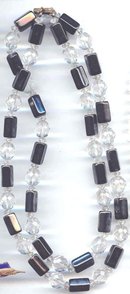 SALE Long and Beautiful Cut Crystal and