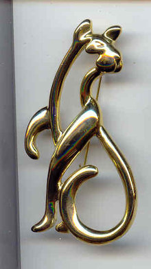 SALE large Cat Pin