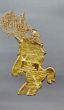 SALE Unicorn pendant by Wallace Co