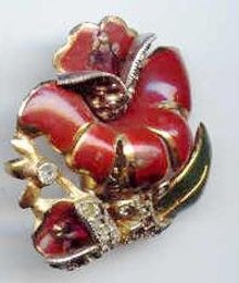 SALE Flower Clip Vintage