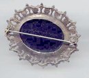 SALE Elegant Black Cameo Pin