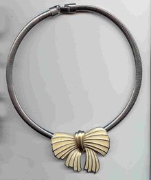 SALE Trifari Bow Necklace