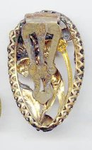 SALE Vintage Clip with Flowers.