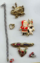 SALE Collection of Pins Sterling Silver Bracelet and Earrings