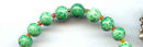 SALE Green Art Glass Bracelet