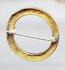 SALE 12 kt Gold Filled Circle Pin Vintage