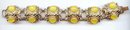 SALE Yellow Cabochon Bracelet
