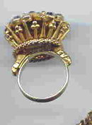 SALE Razzle Dazzle Cocktail ring Signed