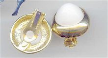 SALE Kenneth Lane White Earrings
