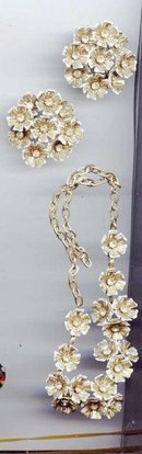 Vintage 50's-70's Necklace and Earrings