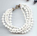 SOLD Milk Glass Bracelet