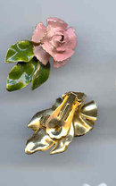 Vintage Rose Earrings