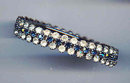 2 layer Rhinestone Bracelet