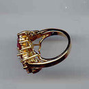 Wow a Red and White Dinner Ring