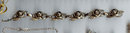Vintage Roseand Rhinestone Bracelet