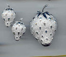 Strawberry Pin and earrings by Sara Coventry