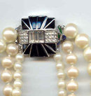 Givenchy Signed Crystal,Faux Pearl and Rhinestone necklace
