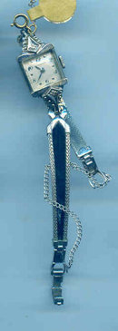 14kt white Gold Watch and Diamonds
