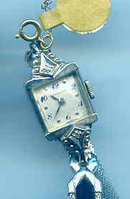14kt white Gold Watch and Diamonds