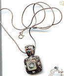 Sterling and Mother of Pearl Necklace