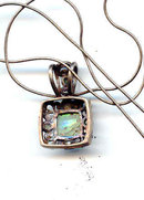 Sterling and Mother of Pearl Necklace