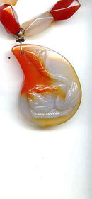 Agate Stone Necklace.