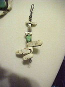 Stunning Sacred White BuffaloTurquoise and Robins Egg Blue Turquoise Necklace.