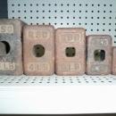 Rare set of RSC steel weights